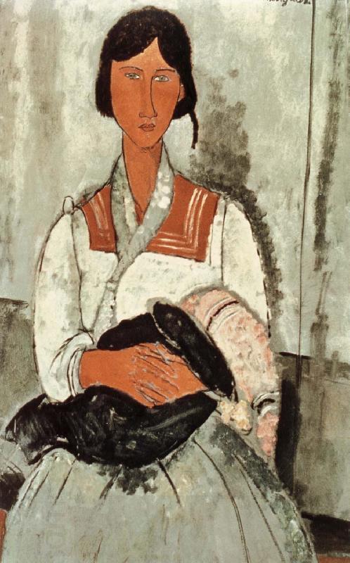 Amedeo Modigliani Gypsy Woman and Girl China oil painting art